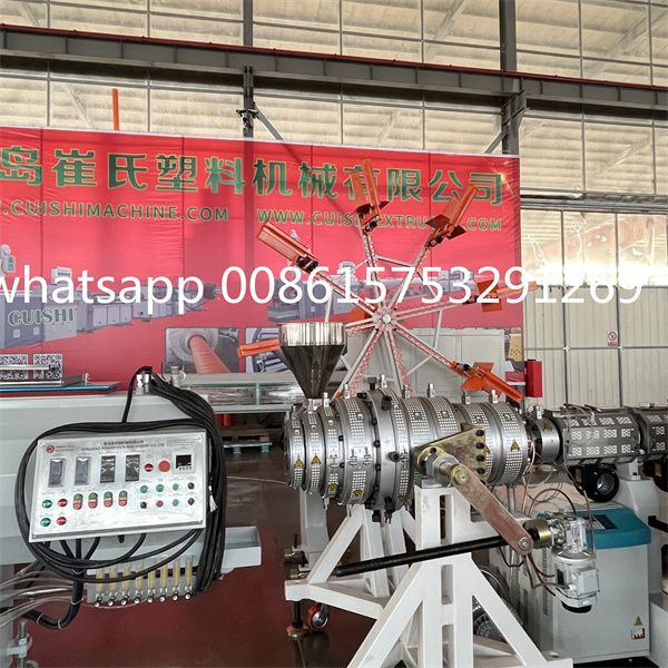 plastic pe pipe line 110mm 3156