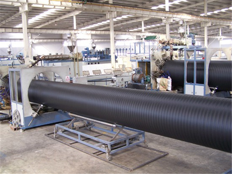 HDPE Hollow Wall Winding Pipe Production Line (13)