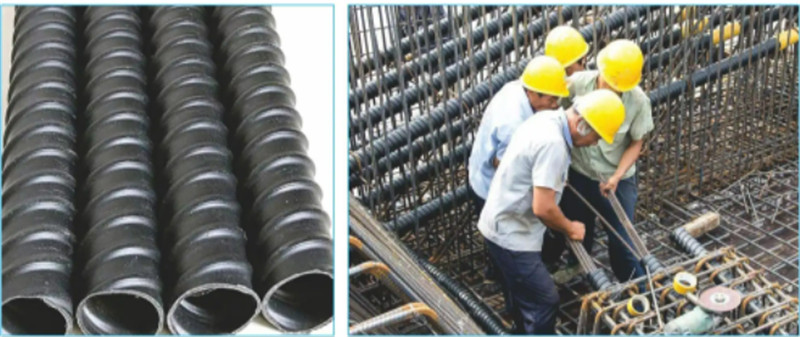 HDPE спиральды гофрленген пластик құбырларды экструдтау машинасы (14)