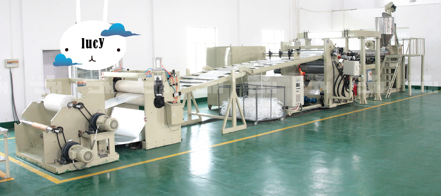 PE PP ABS PMMA sheet production line  (2)