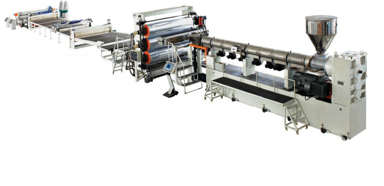 PE PP ABS PMMA sheet production line  (6)
