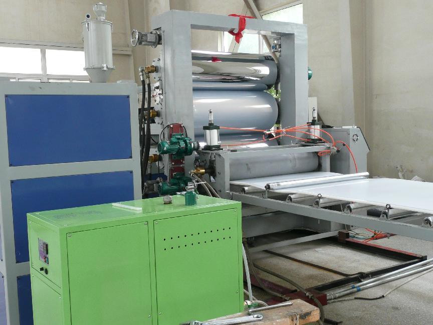 PE PP ABS PMMA sheet production line  (8)