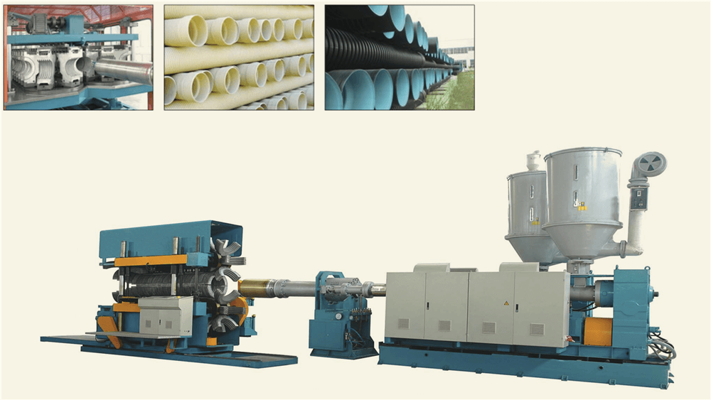 PE pipe machine