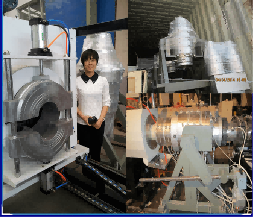 Machine voor het maken van PVC-kunststof buizen (2)