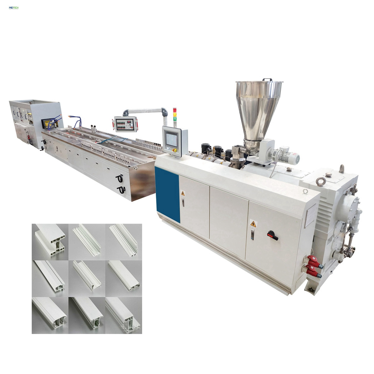 Plastic PP PE PVC profile  machine  (1)