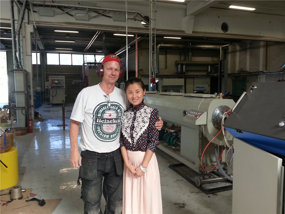 pe pipe production line