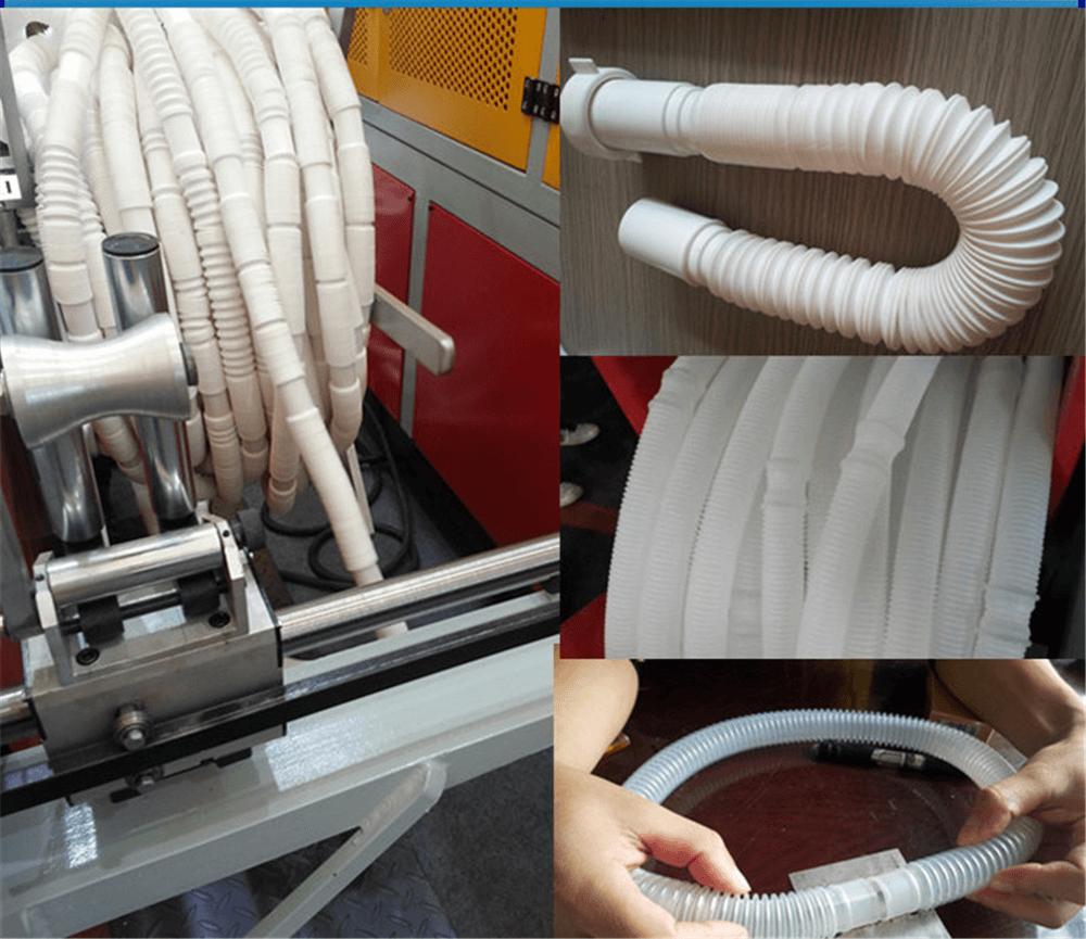 single wall plastic corrugation pipe line  (7)